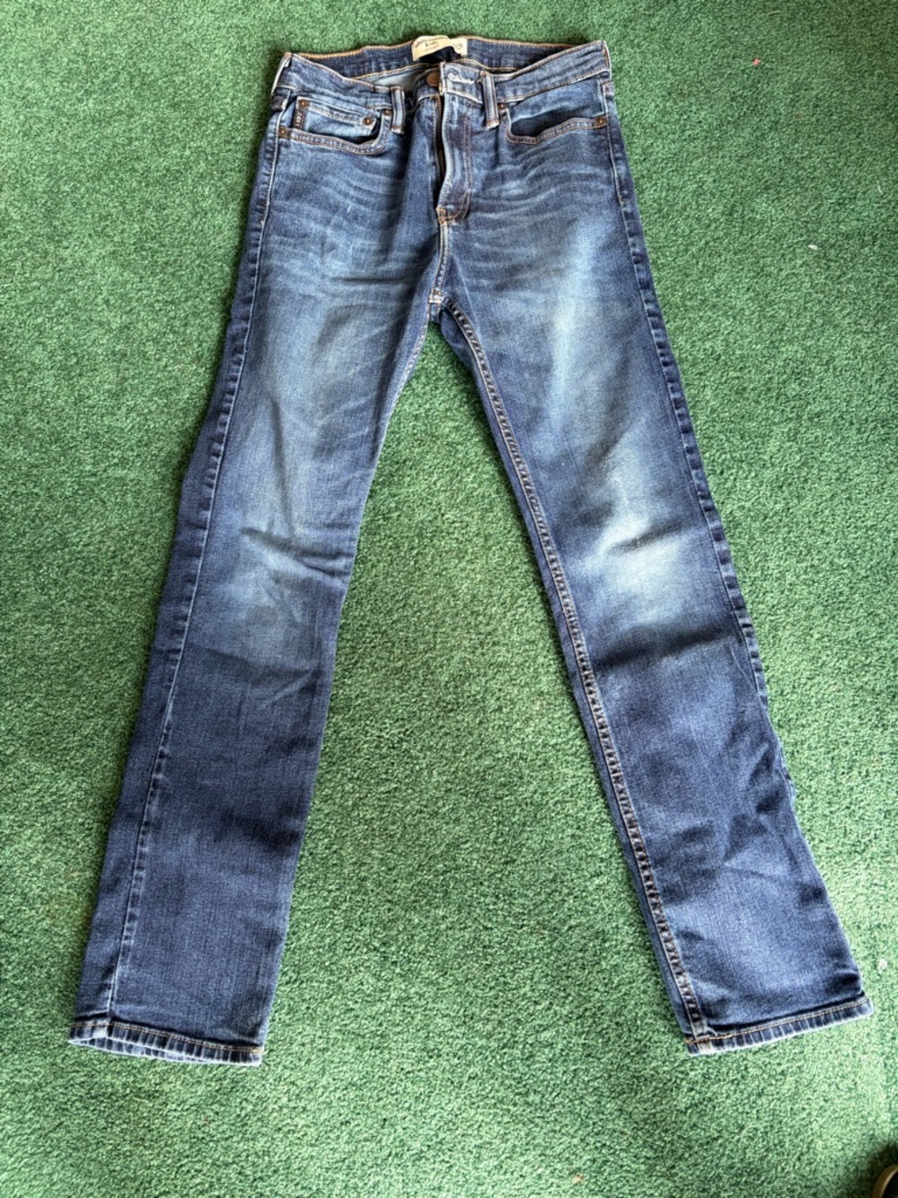 abercrombie kids Boys Blue Straight Jeans